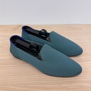 Rothy's The Almond Loafer in Teal/Blue Sage